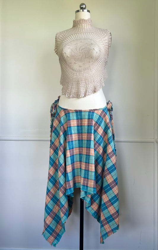 Archive Handkerchief Plaid Skirt