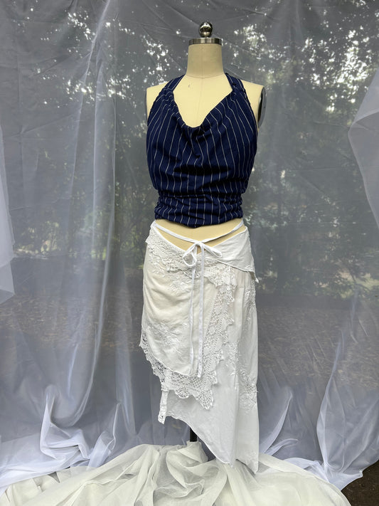 Reconstructed Halter Top