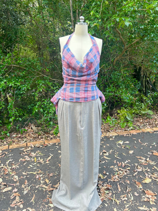 Reconstructed Halter Top