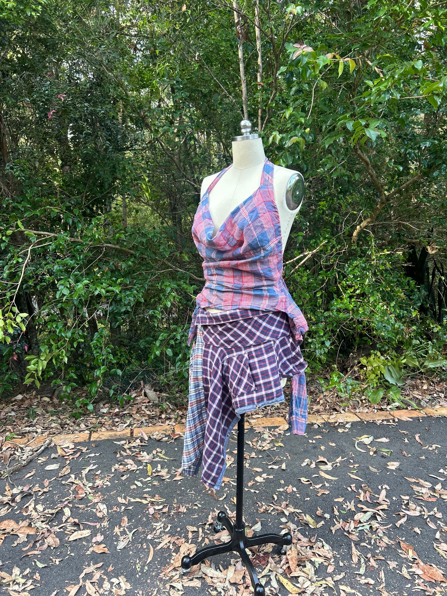 Reconstructed Halter Top