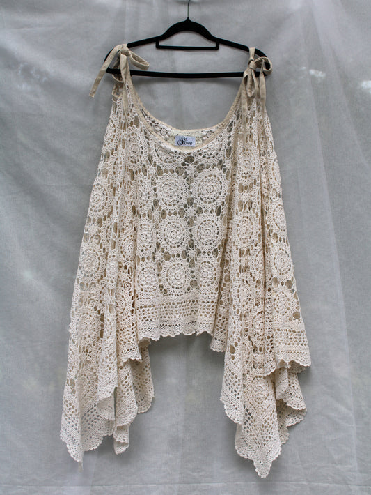 Heirloom Crochet Tablecloth Skirt