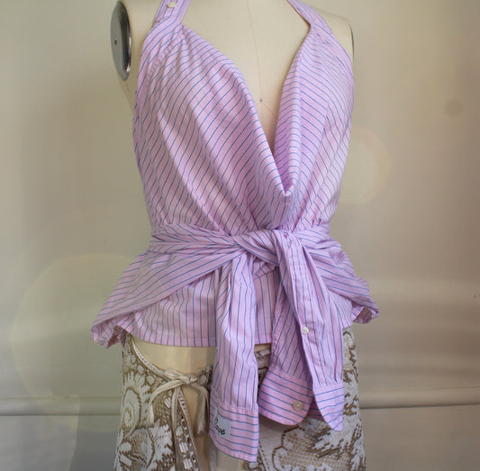 Reconstructed Halter Top