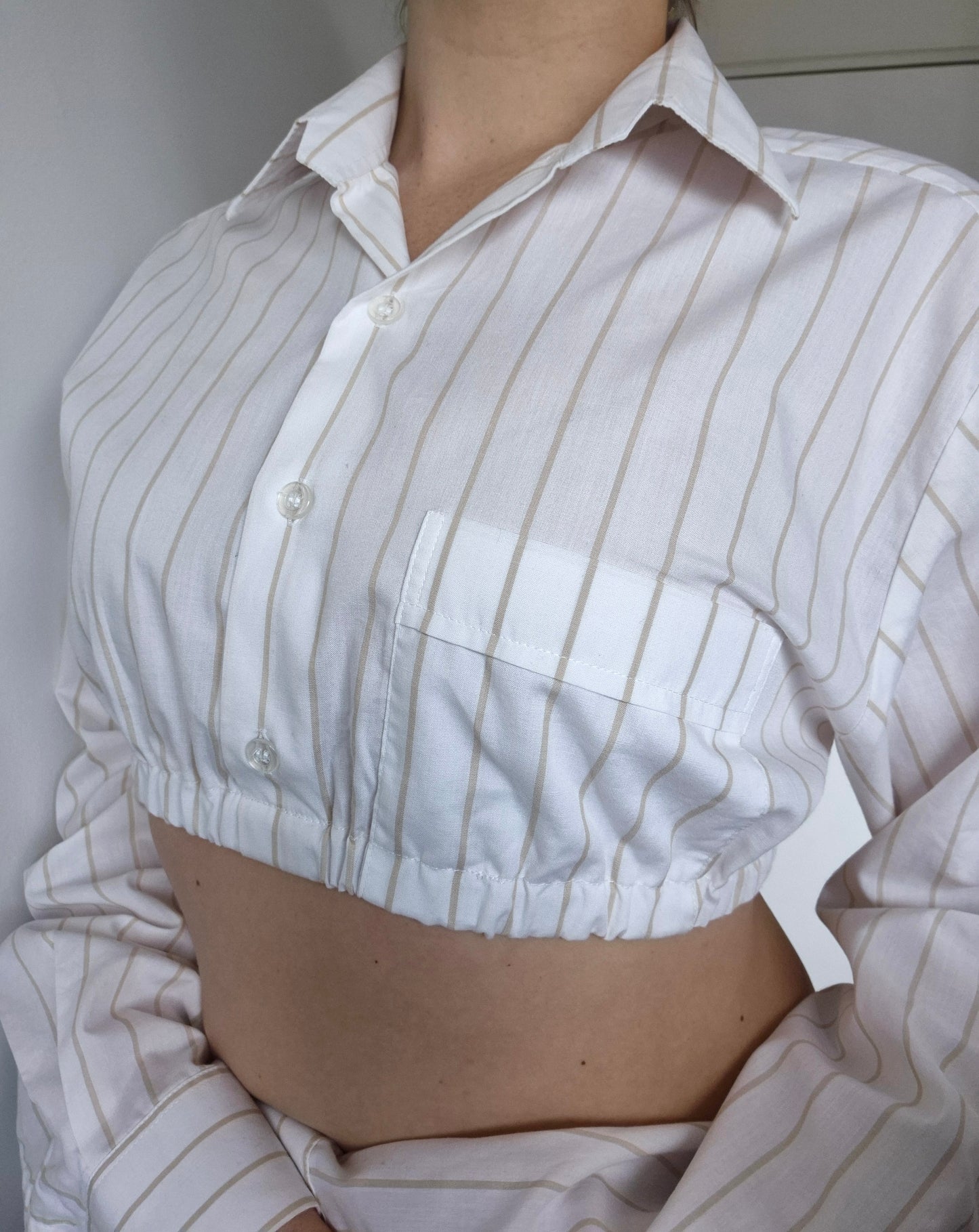 Reworked Classic- White Stripes