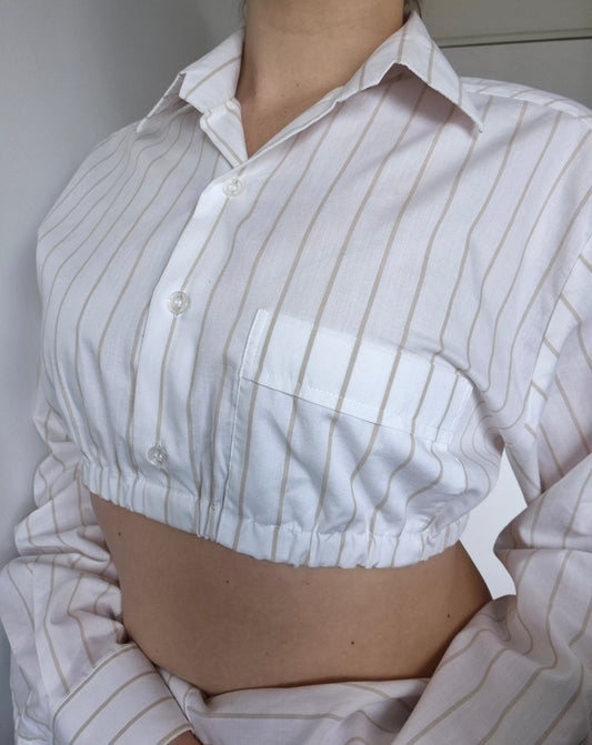 Reworked Classic- White Stripes