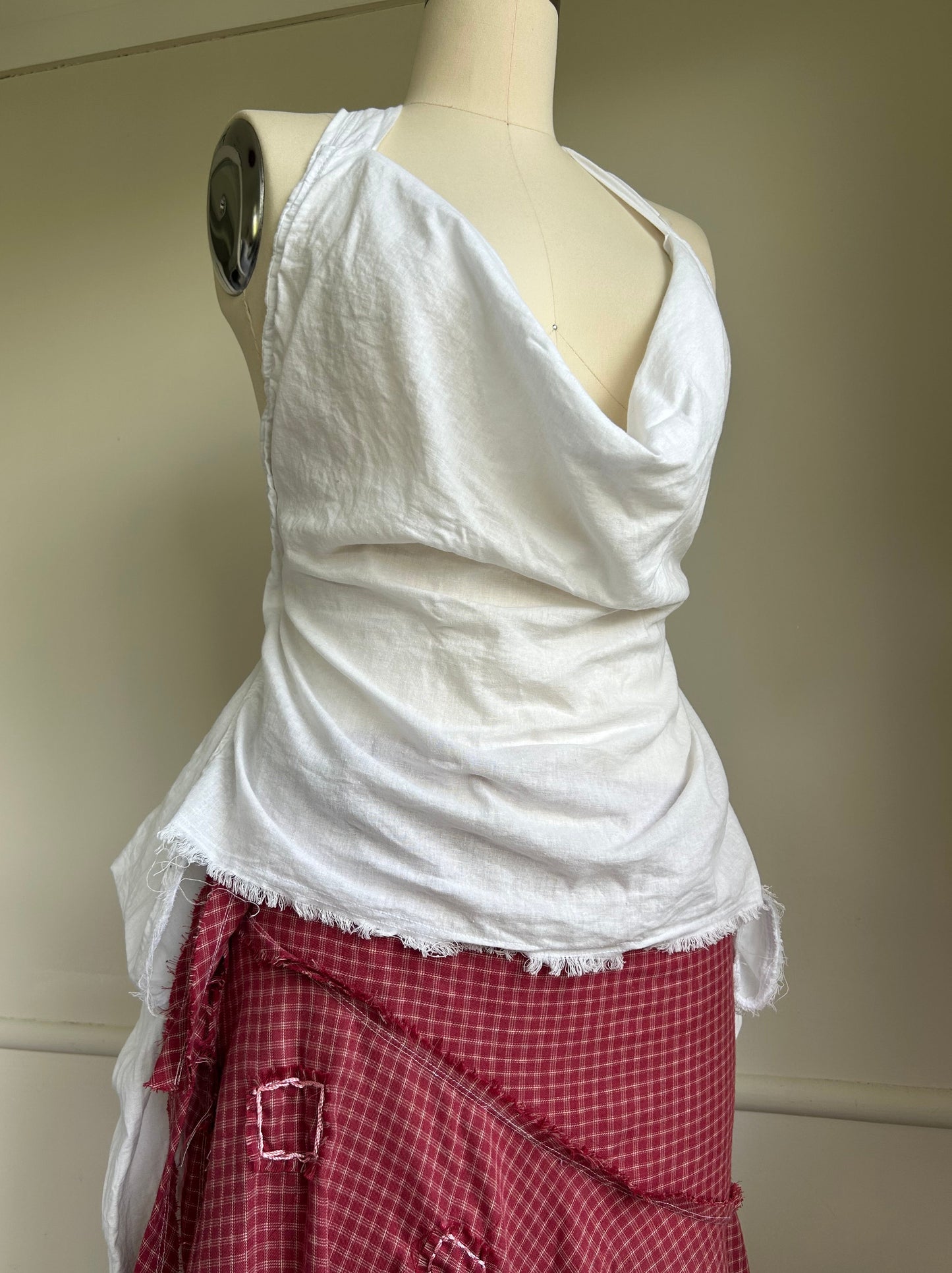 Reconstructed Halter Top