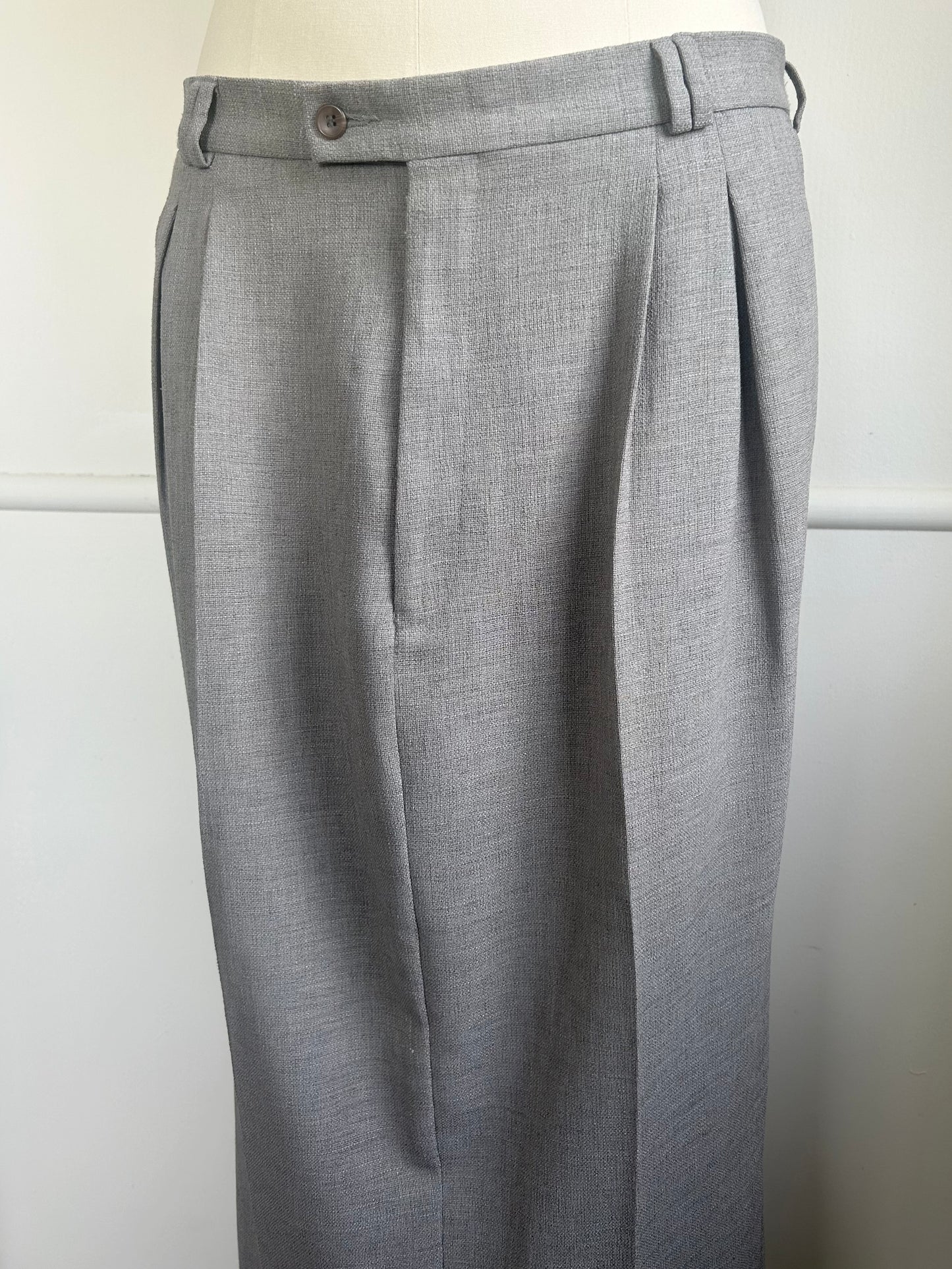 Reconstructed Suit Skirt