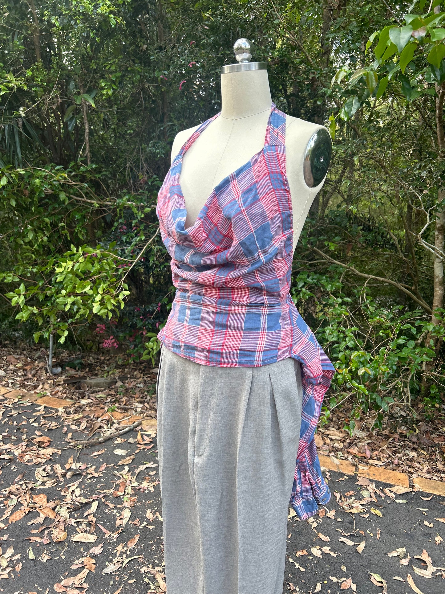 Reconstructed Halter Top