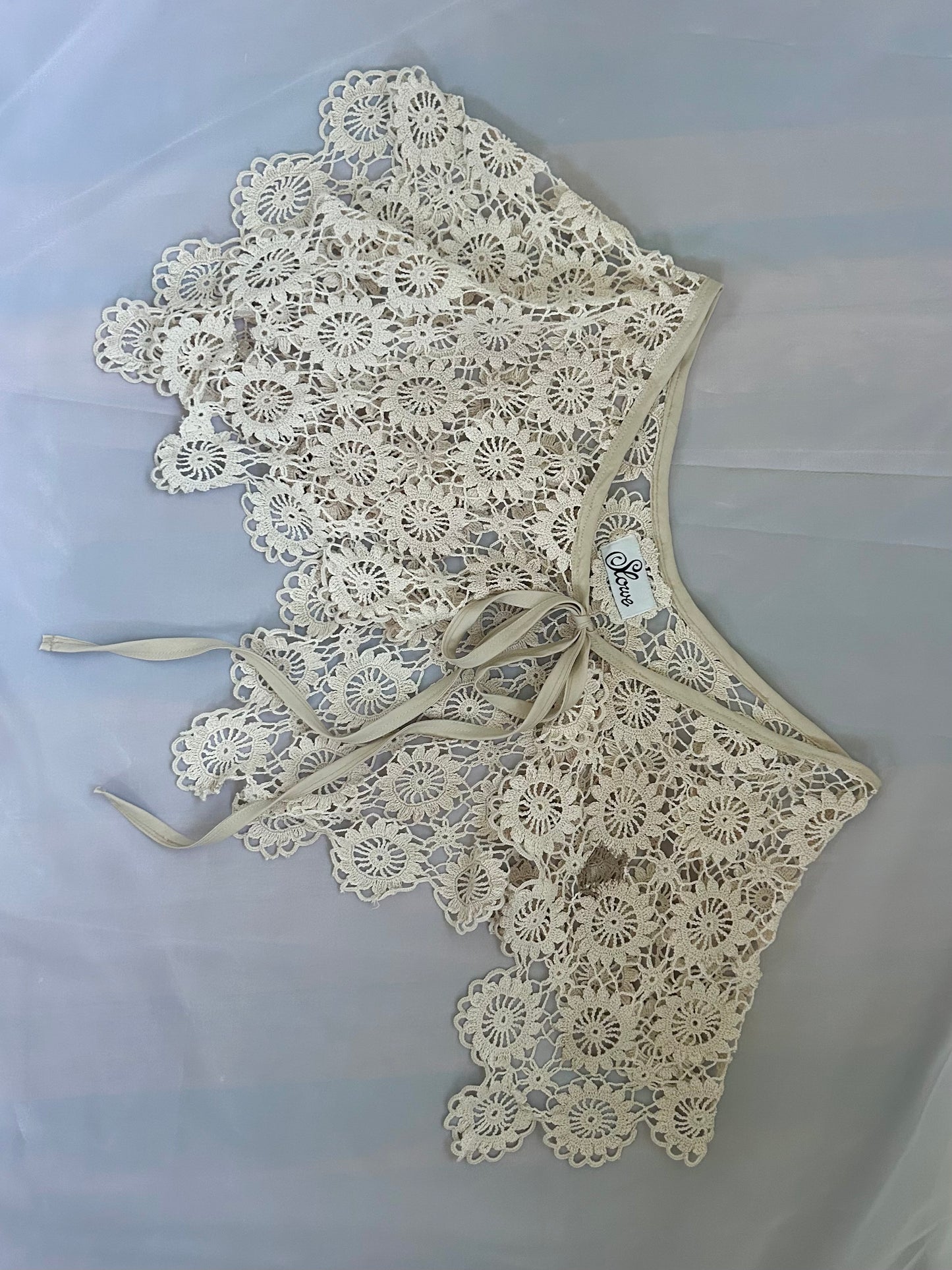 Heirloom Crochet Wrap Belt