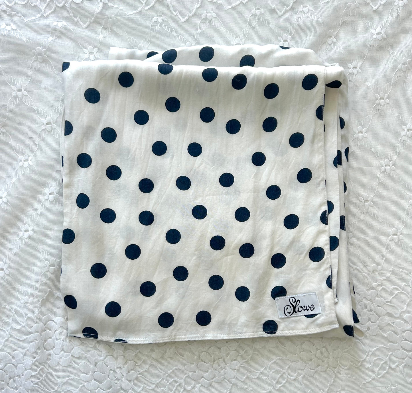 Hooded Polka Dot Scarf