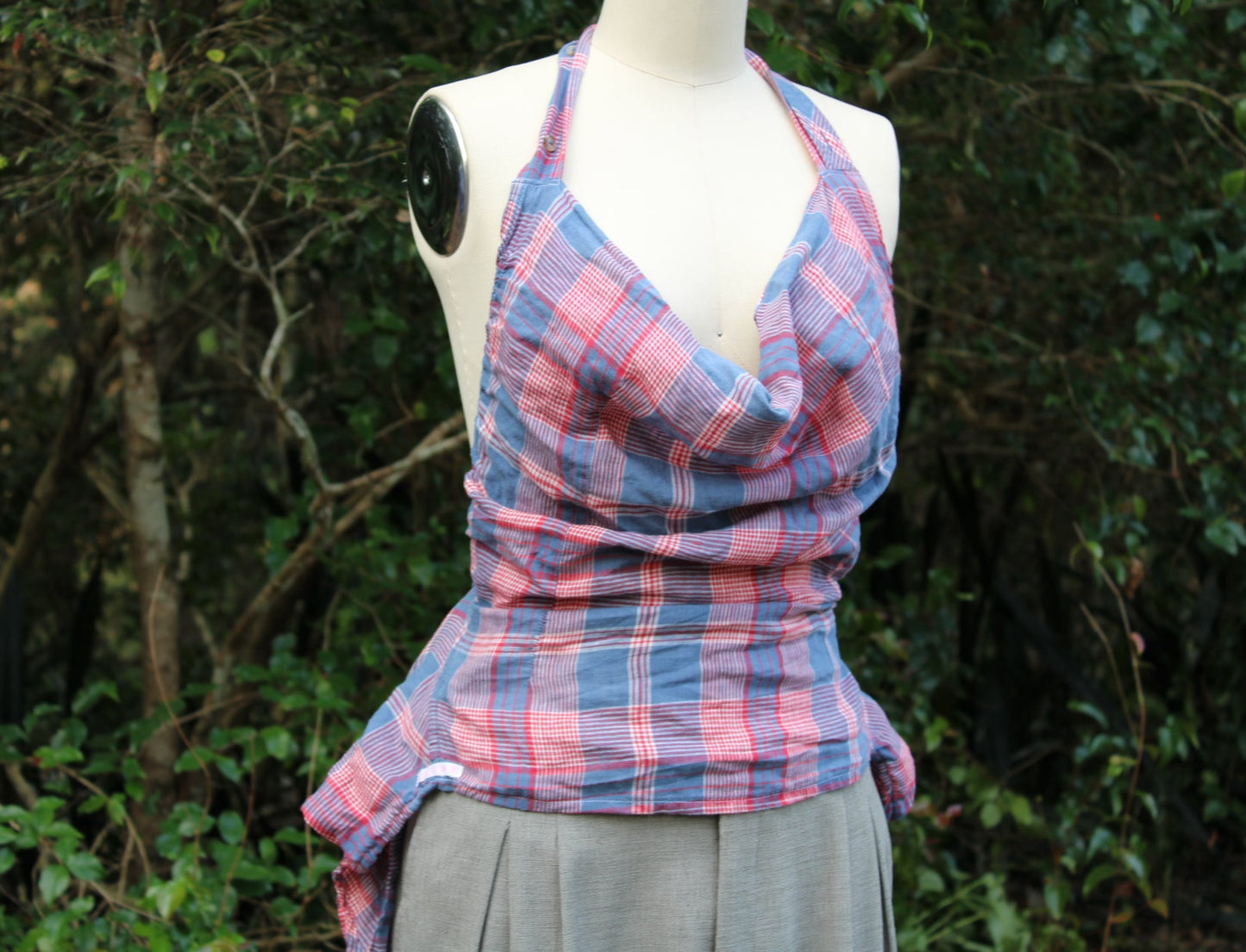 Reconstructed Halter Top