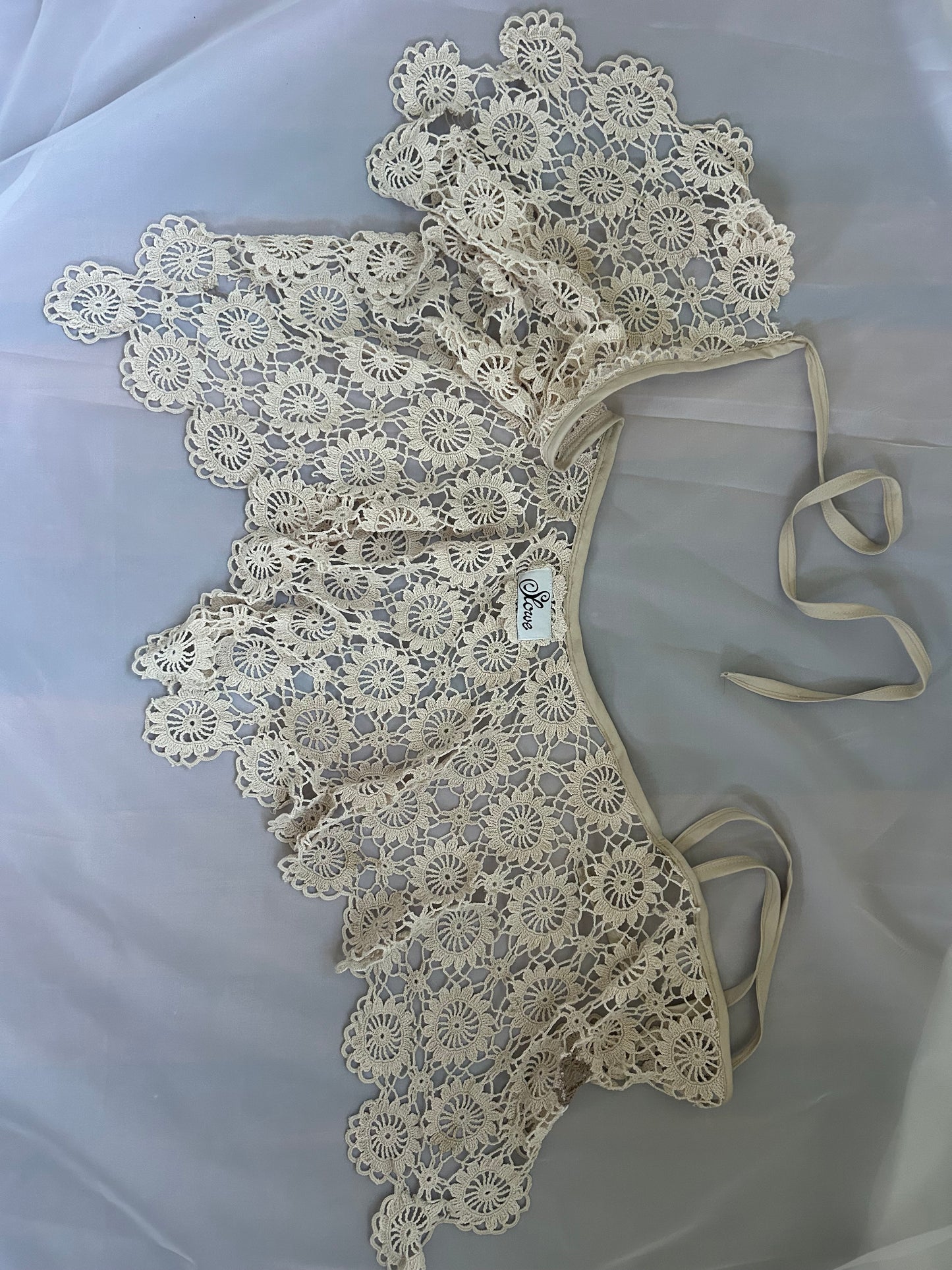 Heirloom Crochet Wrap Belt