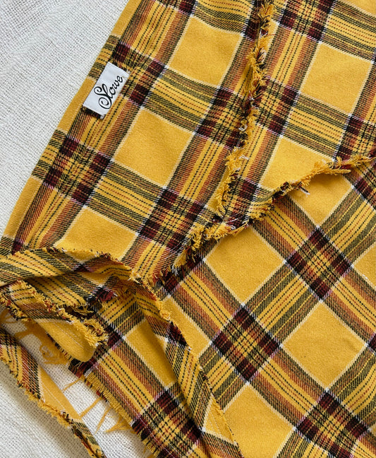 Archive Plaid Wrap Skirt