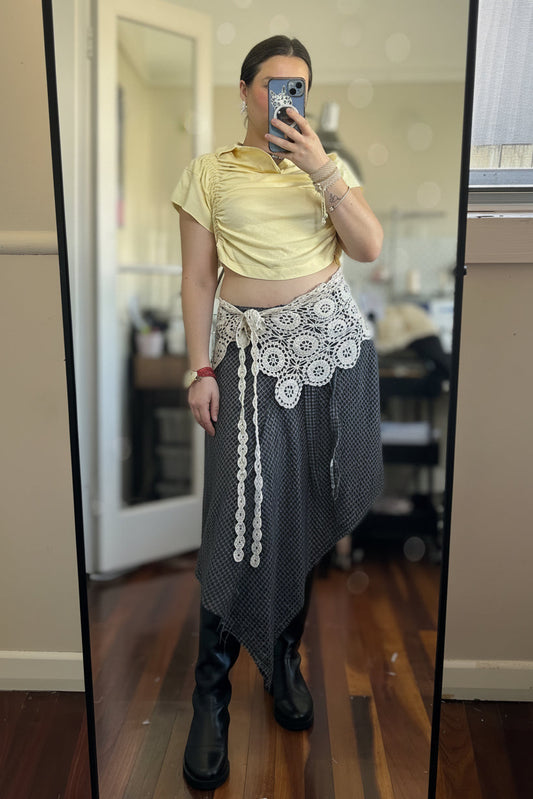 Archive Asymmetrical Wrap Skirt
