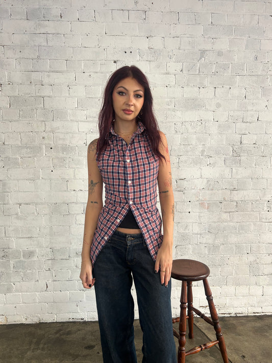 Reversible Button-up Top