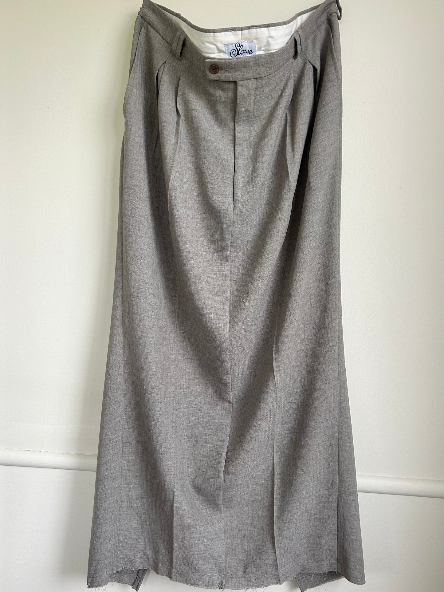 Reconstructed Suit Skirt