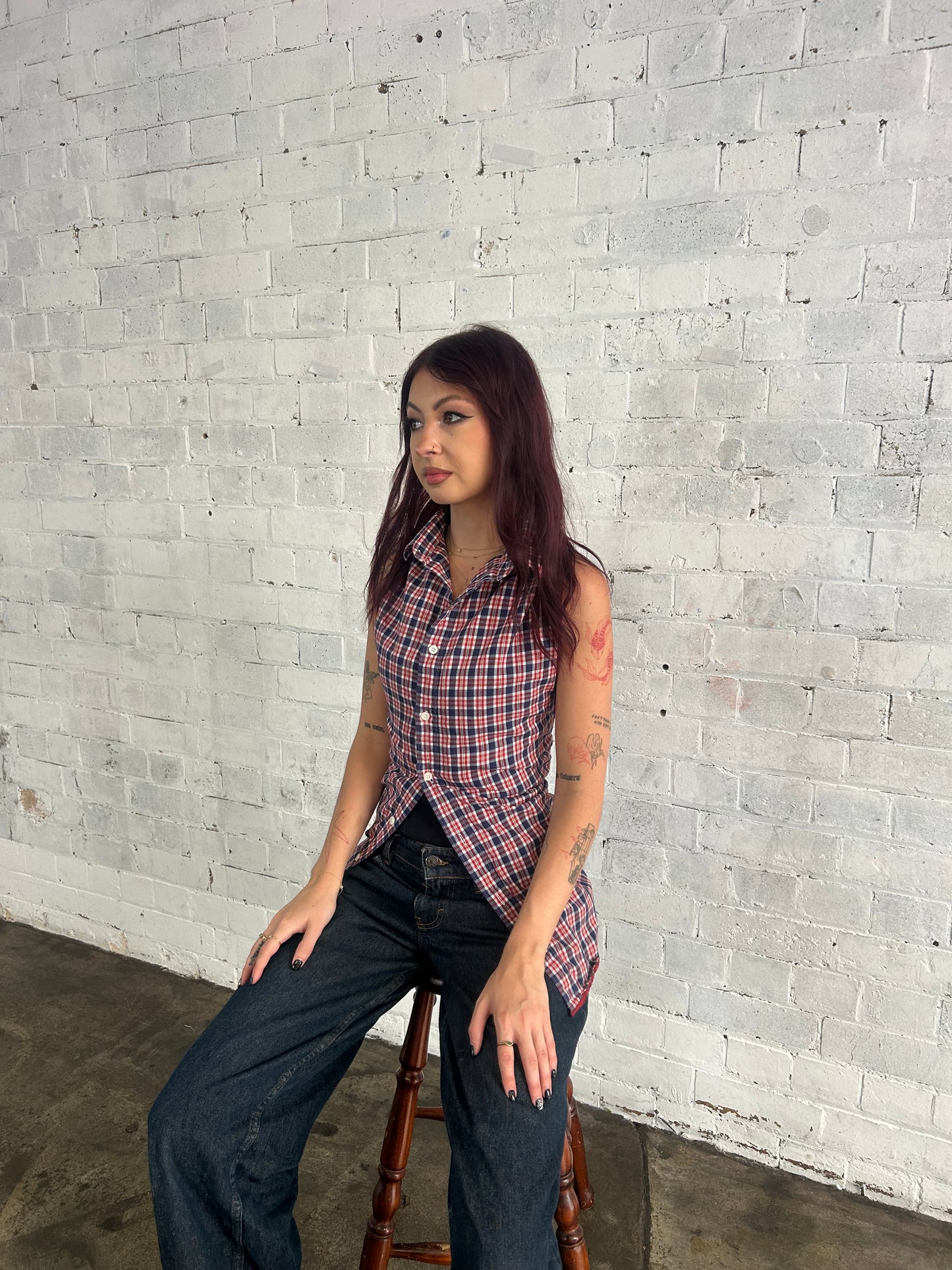 Reversible Button-up Top