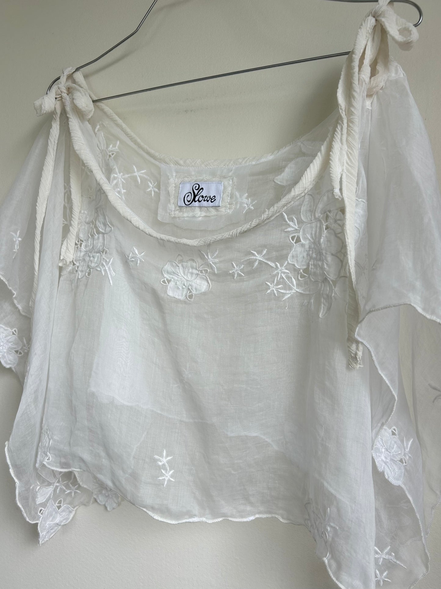 Heirloom Silk Organza Mini Skirt