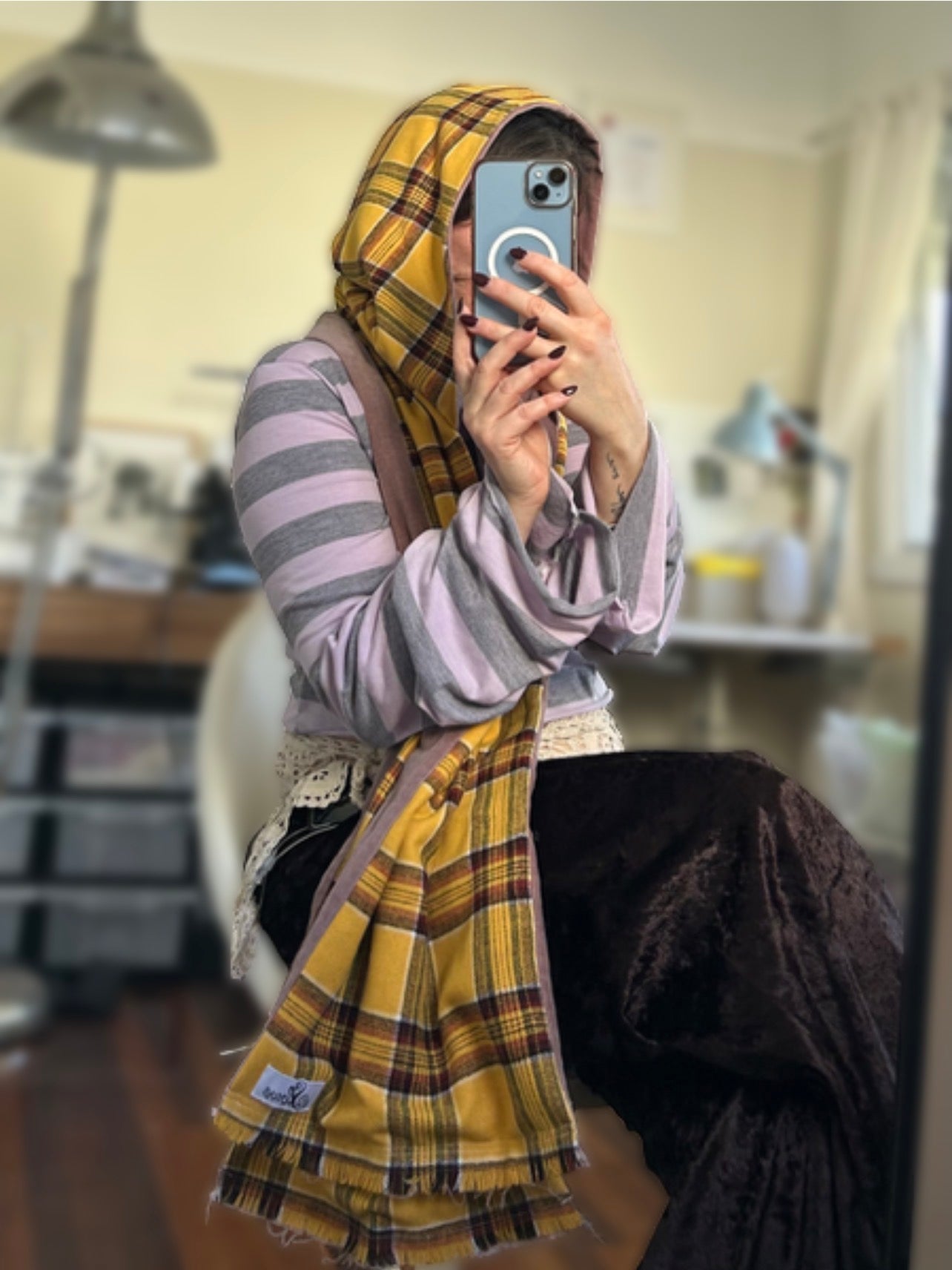 Hooded Reversible Scarf