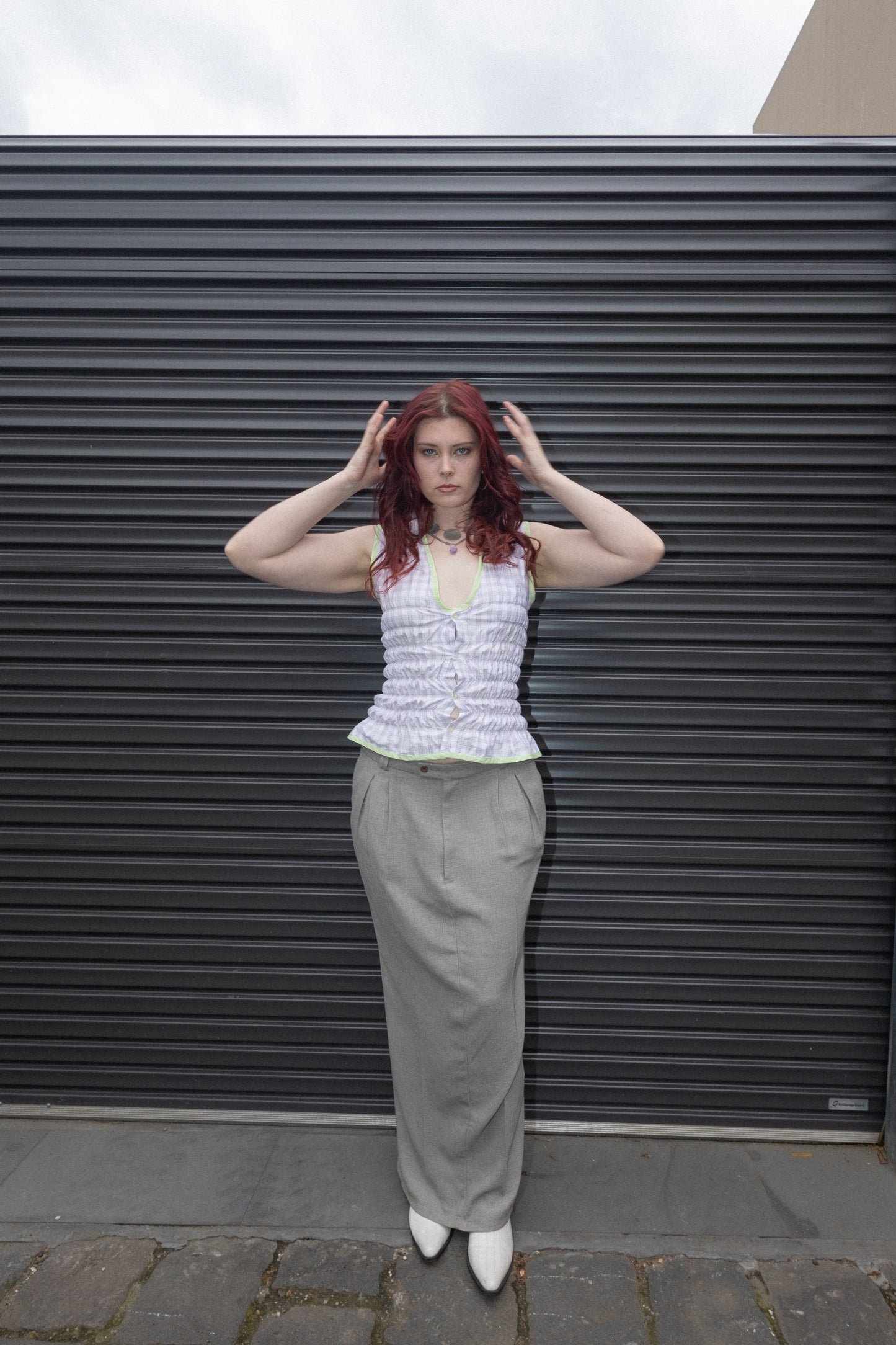 Reversible Button-up Top