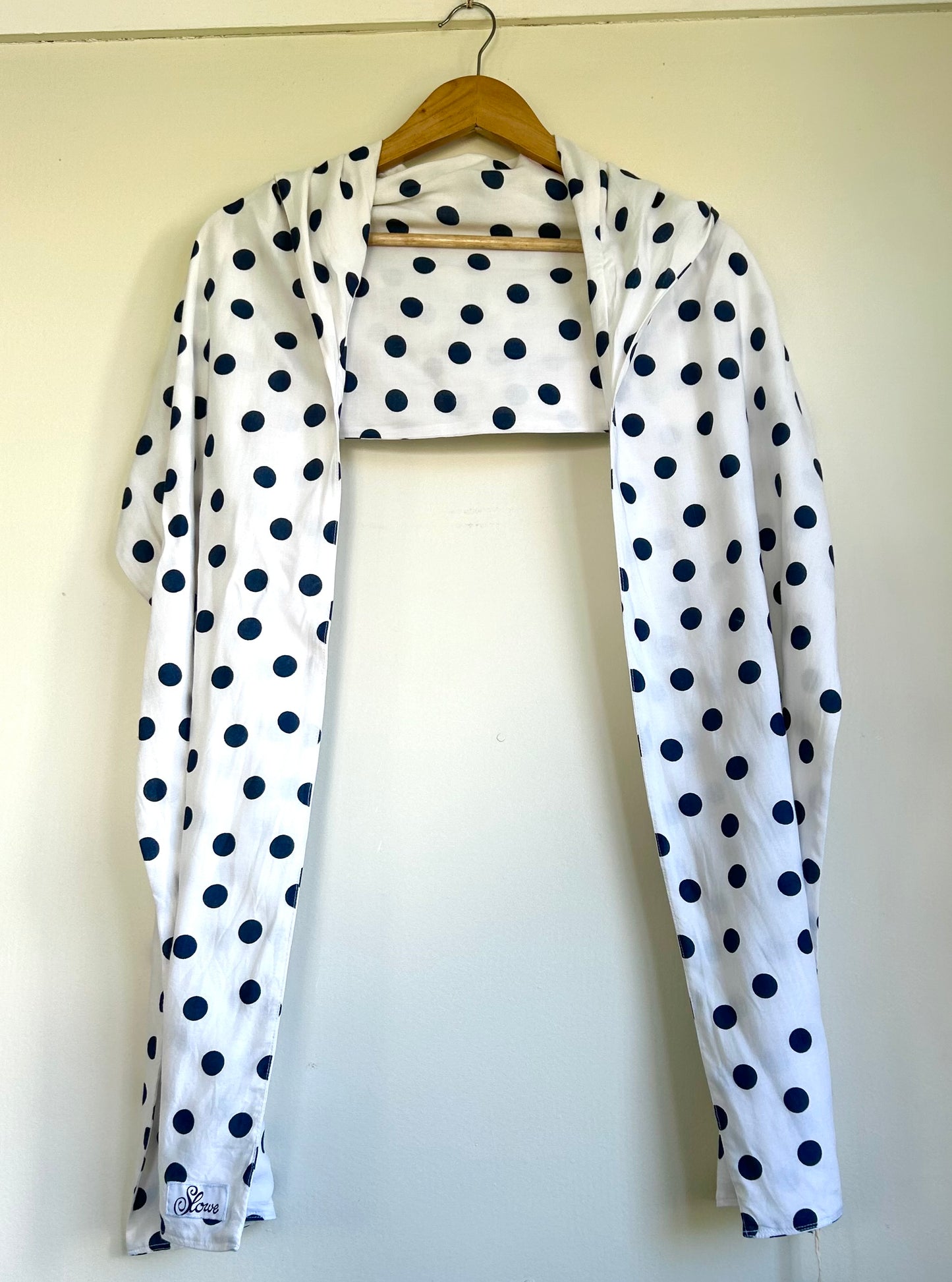 Hooded Polka Dot Scarf