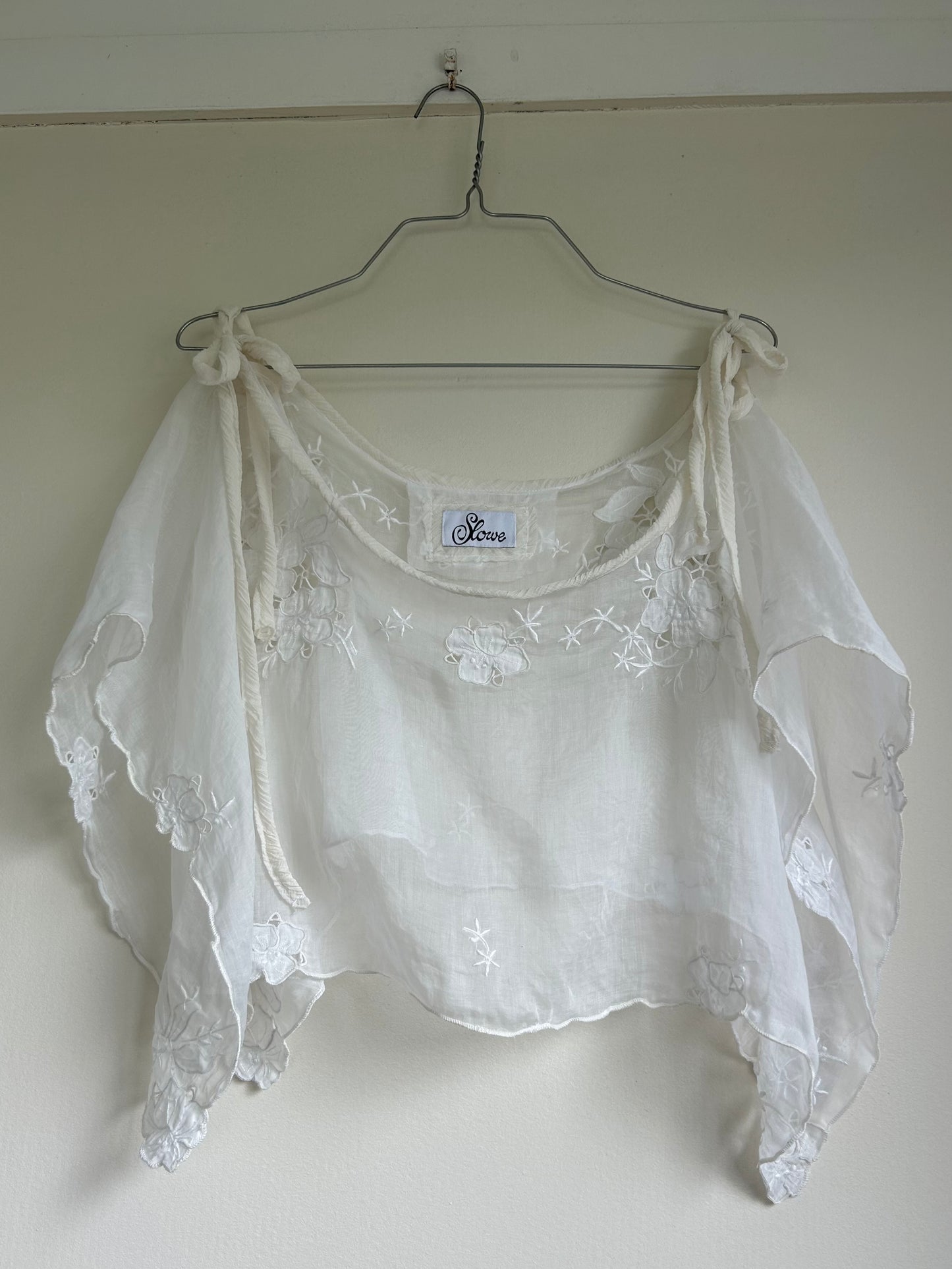 Heirloom Silk Organza Mini Skirt