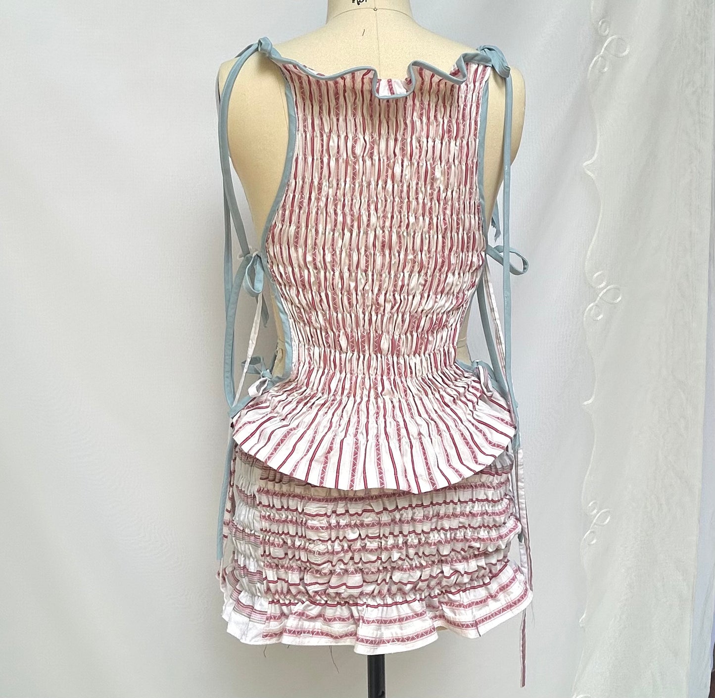 Mirror Muse Tank- White Stripe