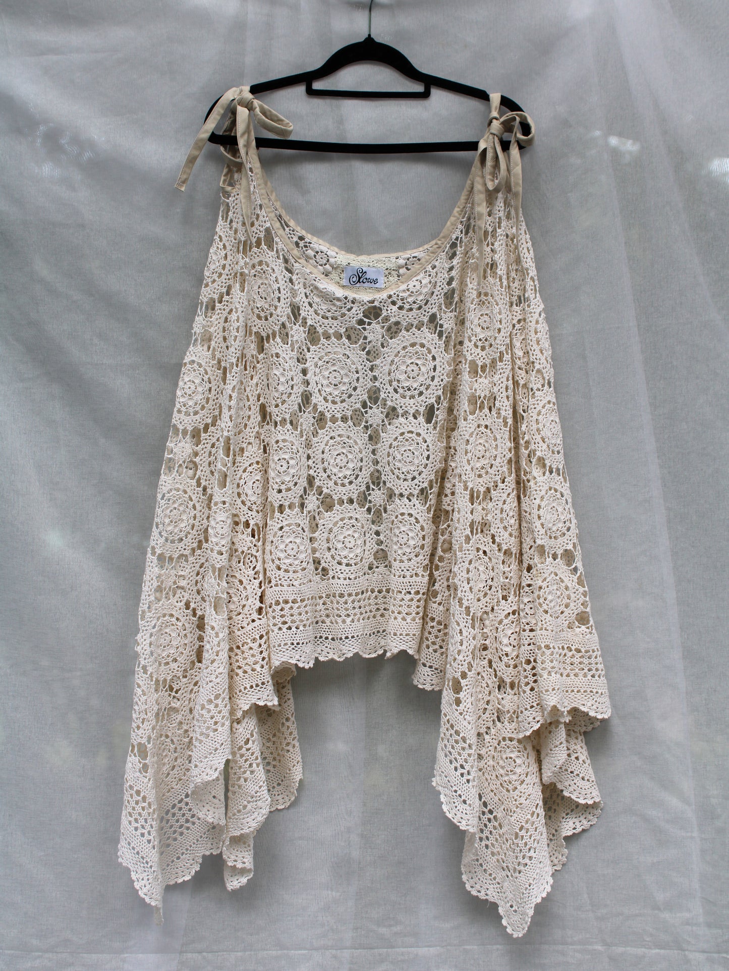 Heirloom Crochet Tablecloth Skirt