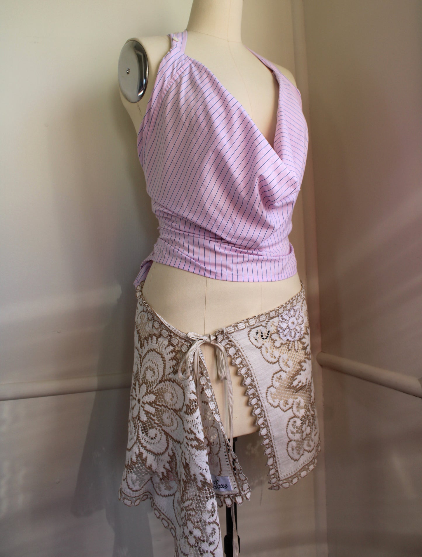 Reconstructed Halter Top